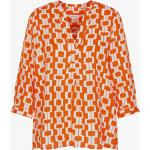 Orange Seidensticker Tunika-Blusen aus Leinen für Damen Größe XS 