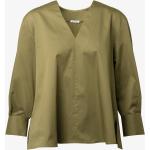 Reduzierte Grüne Unifarbene Seidensticker Nachhaltige Tunika-Blusen für Damen Größe XS 