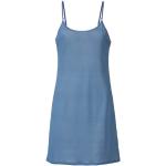 Blaue Waschbär Bio Nachhaltige Damennachthemden aus Seide Größe L für den für den Sommer 