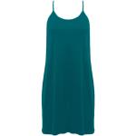 Cyanblaue Waschbär Bio Nachhaltige Damennachthemden aus Seide Größe L für den für den Sommer 