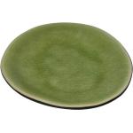 Grüne Vintage Zeitzone Ovale Seifenschalen & Seifenablagen aus Steingut 