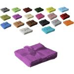 Lila Unifarbene Handtücher Sets aus Frottee 30x30 4-teilig 