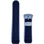 Blaue Seiko Divers Solar Uhrenarmbänder aus Silikon mit Chronograph-Zifferblatt mit Silikonarmband 