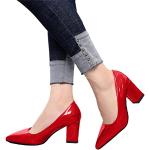 Rote Vintage Spitze High Heels & Stiletto-Pumps für Damen Größe 43 