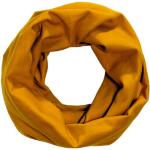 Senfgelbe Bio Nachhaltige Schlauchschals & Loop-Schals aus Jersey für Damen 