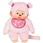 Pinke 45 cm SEKIGUCHI Monchhichi Monchhichi Teddys aus Kunststoff für Mädchen 