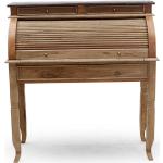 Braune Rustikale Möbel Exclusive Rechteckige Sekretäre lackiert aus Massivholz mit Schublade Breite 100-150cm, Höhe 100-150cm, Tiefe 0-50cm 