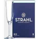 Reduzierte Champagnergläser mit Hafen-Motiv aus Acrylglas 4-teilig 