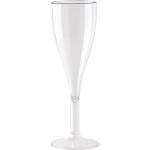 Waca Champagnergläser 100 ml aus Glas spülmaschinenfest 2-teilig 
