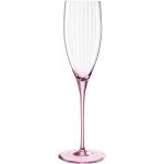 Pinke LEONARDO Runde Champagnergläser aus Glas 6-teilig 