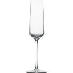 Zwiesel Sektgläser Pure, Tritan-Kristallglas, 21.5 cl, Mit Moussierpunkt, 6 Stück - transparent Kristallglas 392725