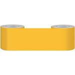 Gelbe Bordüren Selbstklebend matt aus PVC 