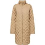 Kamelbraune Gesteppte Selected Femme Filly Damensteppmäntel & Damenpuffercoats mit Reißverschluss Größe M für den für den Herbst 