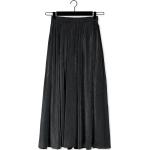 Selected Femme Maxirock Slfelke Mw Ankle Skirt B Metallisch Damen
