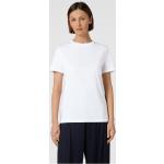 Weiße Selected Femme T-Shirts aus Baumwolle für Damen Größe M 
