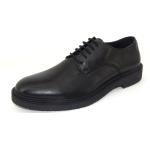 Schwarze Business Selected Homme Derby Schuhe mit Schnürsenkel aus Leder für Herren Größe 42 