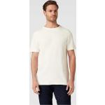 Offwhitefarbene Unifarbene Selected Homme T-Shirts aus Baumwolle für Herren Größe M 