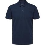 Marineblaue Selected Rundhals-Ausschnitt Herrenpoloshirts & Herrenpolohemden Größe M 