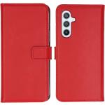 Rote Samsung Galaxy A54 Hüllen 2023 Art: Flip Cases aus Leder 
