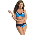 Hellblaue Bikini-Tops in 90C mit Bügel für Damen Größe XXL Große Größen 