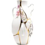 Goldene Seletti Vasen & Blumenvasen aus Porzellan 
