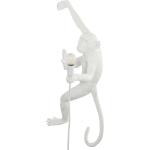 Seletti - Monkey Lamp Hängend Rechts, Weiß - Weiß