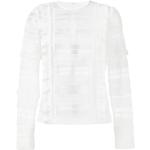 Reduzierte Weiße Elegante self-portrait Transparente Blusen & durchsichtige Blusen durchsichtig für Damen Größe XS 