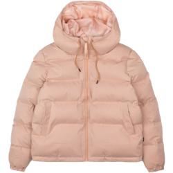 Selfhood - Women's Hooded Puffer Jacket - Mantel Gr M beige/rosa
