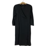 Schwarze Vintage Wintermode aus Wolle für Damen Größe M für den für den Winter 