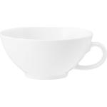 Weiße Unifarbene Seltmann Weiden Teetassen aus Porzellan mikrowellengeeignet 6-teilig 
