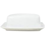 Weiße Unifarbene Seltmann Weiden Compact Butterdosen aus Porzellan mikrowellengeeignet 