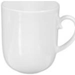 Seltmann Weiden Kaffeebecher RONDO UNI 6er Set weiß - Porzellan - 250 ml - mikrowellengeeignet - spülmaschinenfest