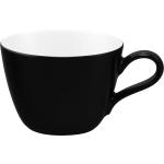 Schwarze Seltmann Weiden Kaffeetassen 240 ml aus Porzellan spülmaschinenfest 