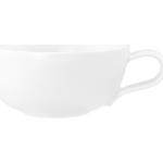Weiße Unifarbene Seltmann Weiden Teetassen groß aus Porzellan spülmaschinenfest 6-teilig 