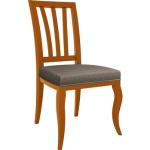 Graue SELVA Holzstühle aus Massivholz Breite 0-50cm, Höhe 50-100cm, Tiefe 50-100cm 