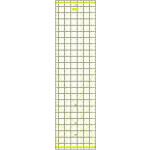 Semplix Patchwork-Quiltlineal (24" x 6,5"/ 2,5 mm dick/ gelb)