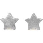 Silberne Sterne Sence Copenhagen Sternohrstecker mit Kopenhagen-Motiv versilbert für Damen 