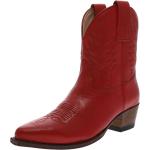 Rote Sendra Boots Rojo Cowboy-Boots & Cowboystiefeletten aus Leder für Damen Größe 43 mit Absatzhöhe 3cm bis 5cm 