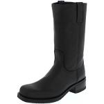 Sendra Boots 3162 Sprinter Negro Lederstiefel mit Gummisohle für Damen und Herren Schwarz Classic Boots, Groesse:44