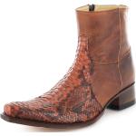 Braune Sendra Boots Exotic Cowboy-Boots & Cowboystiefeletten in Normalweite aus Leder für Herren Größe 45 