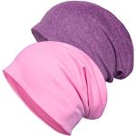Reduzierte Violette Unifarbene Strickmützen Handwäsche für Damen Einheitsgröße für den für den Sommer 