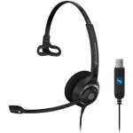 Sennheiser SC 230 USB Monaural Headset mit Noise Canceling-Mikrofon schwarz