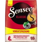 Senseo Kaffeepads Classic Vorteilspackung, 32 Pads, Arabica- & Robusta-Bohnen, UTZ-zertifiziert