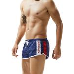 SEOBEAN Herren Low Rise Sports Kurz Bademode Board Shorts (L(79-84cm), 80601 Marine)