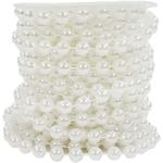 Perlenband Perlenschnur Perlenkette Tischdeko Hochzeit  Taufe 10m Schmetterlinge 