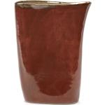 Serax - Terres De Rêve Vase - rot, Keramik - 26x32x11 cm - rusty - rusty/ misty grey (403)