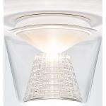 Serien Annex Large Schirm klar/Reflektor Aluminium poliert LED Deckenleuchte - 3000 K | TRIAC