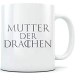 Weiße Game of Thrones Daenerys Targaryen Kaffeetassen 325 ml aus Keramik 
