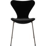 Schwarze Fritz Hansen Designer Stühle pulverbeschichtet aus Samt Breite über 500cm, Höhe über 500cm, Tiefe 0-50cm 