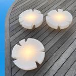 Serralunga Design LED-Tisch/Stehlampe Fiore di Loto IP67 Indoor - Outdoor Serralunga